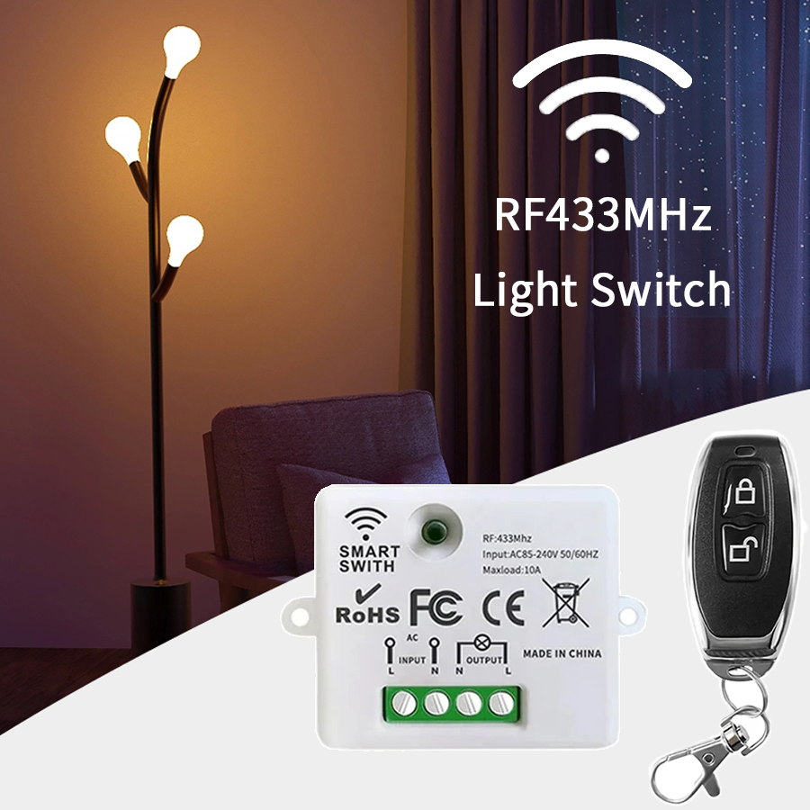 Universal Remote Smart Home - RF 433MHz 무선 원격 제어 스위치
