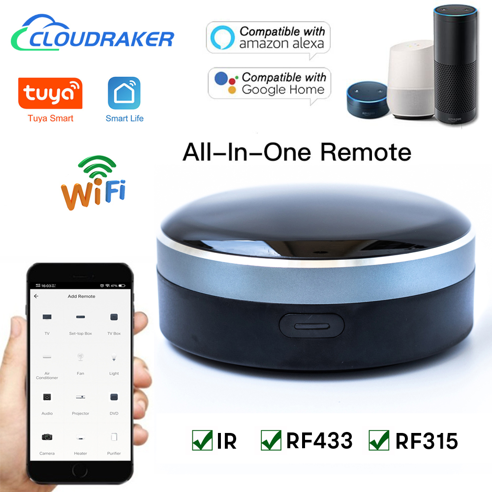 Universal Remote Smart Home - Tuya IR RF 433/315 TV AC