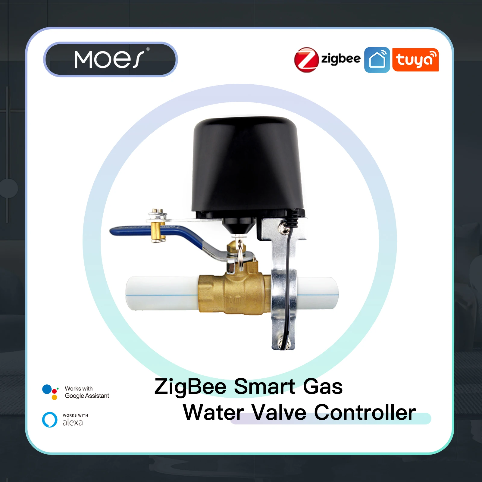 Smart Home Plus - MOES 지그비 3.0 스마트 가스 수도