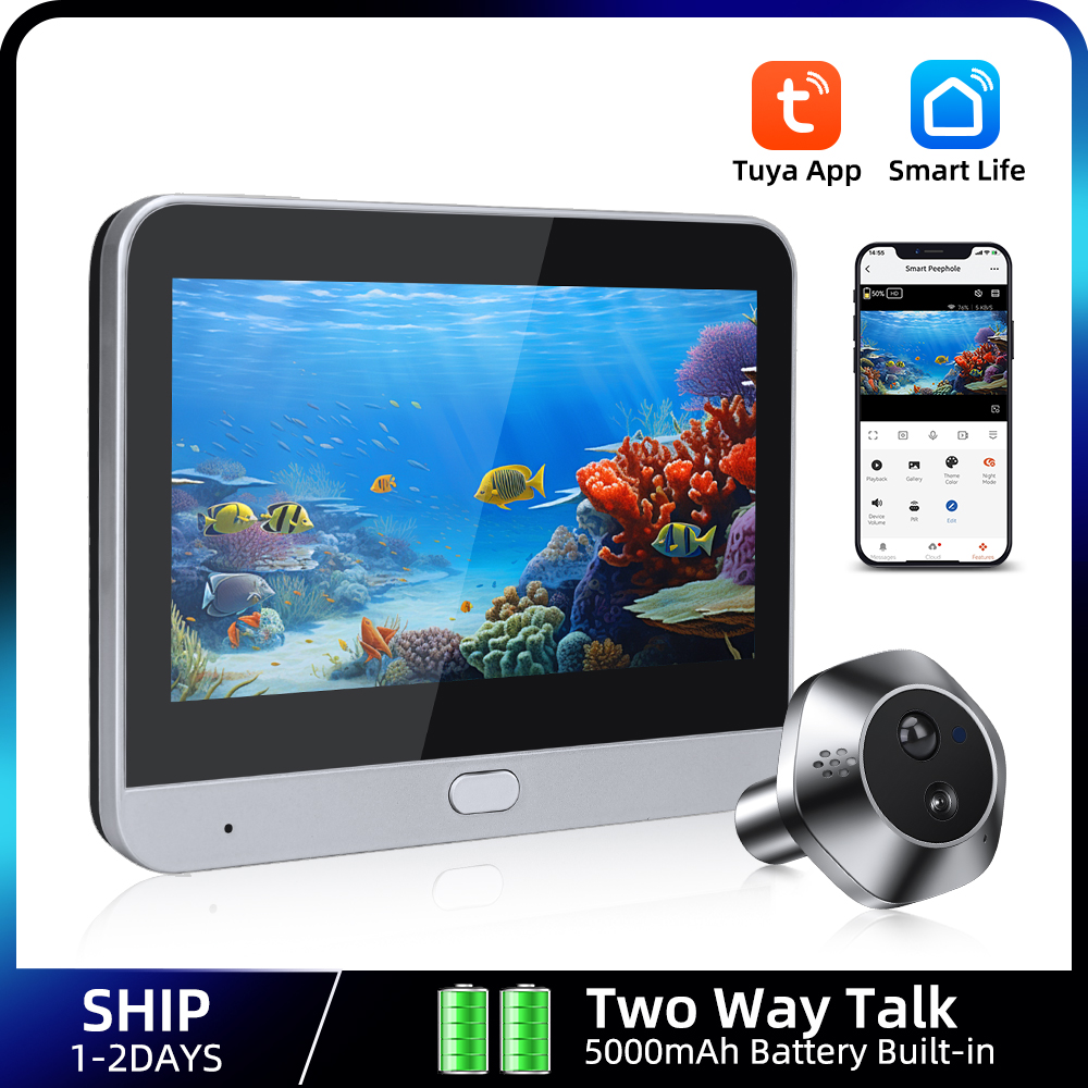Smart Home Video - 투야 스마트 와이파이 훔쳐보기 비디오 카메라,