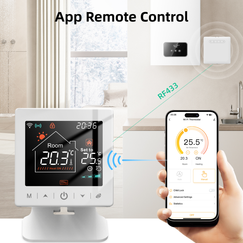 스마트 홈 와이파이 온도조절기 투야 RF 무선 가스 보 - Universal Remote Smart Home 리뷰 및 가격