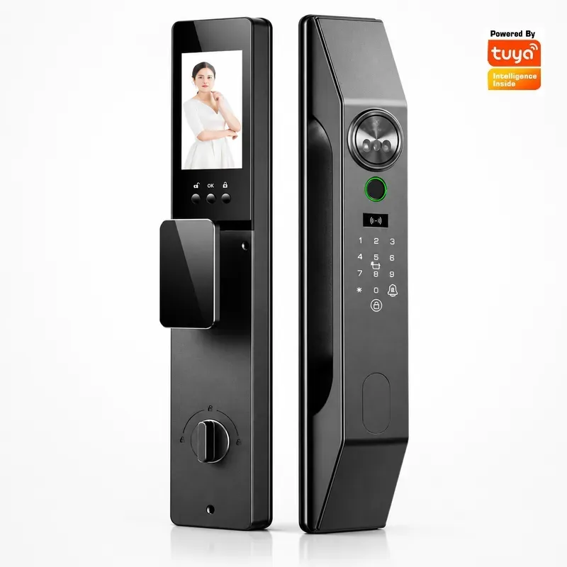 다국어 지원, 얼굴 인식, 비밀번호, 지문 인식 기능이 - Smart Home Door Lock 리뷰 및 가격