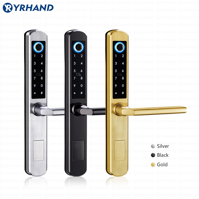 IP66 골드 스테인레스 스틸 슬라이딩 유리 스마트 잠 - Smart Home Door Lock 리뷰 및 가격