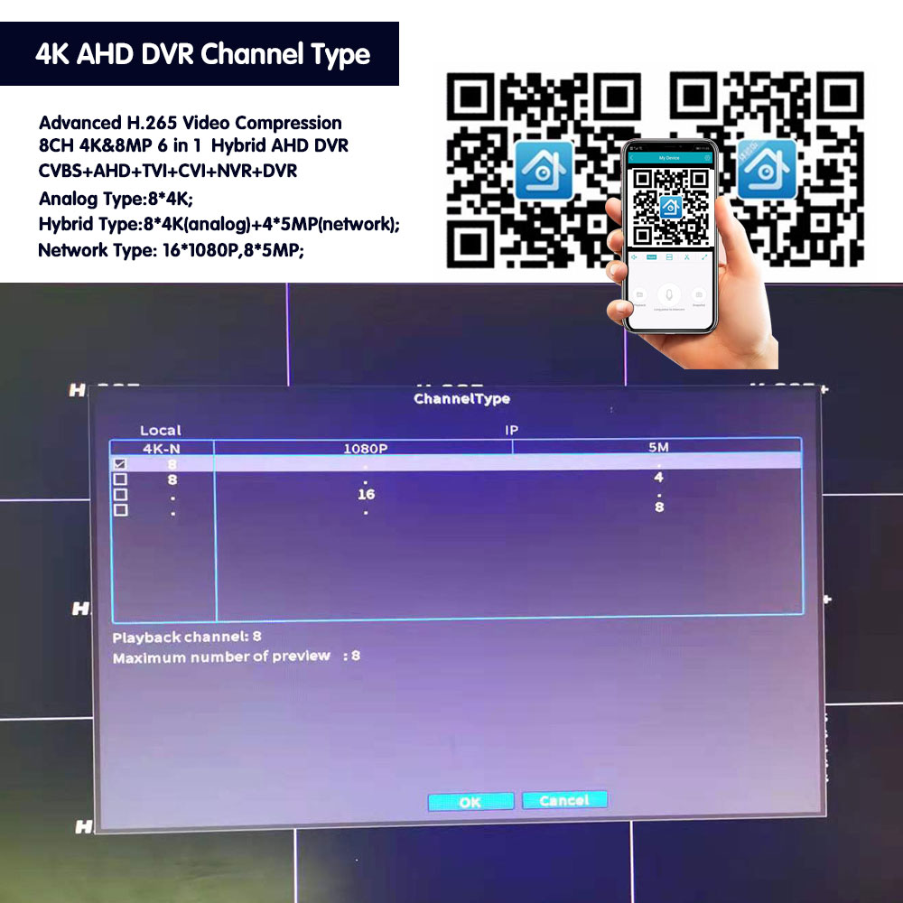 얼굴 인식 WIFI P2P 보기 8채널 AHD 4K 감 - Smart Home Microsoft 리뷰 및 가격
