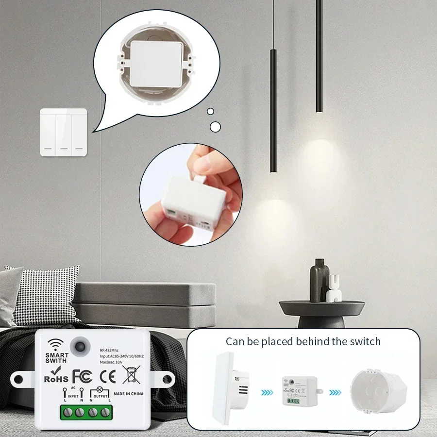 RF 433MHz 무선 원격 제어 스위치 스마트 홈 1 - Universal Remote Smart Home 리뷰 및 가격
