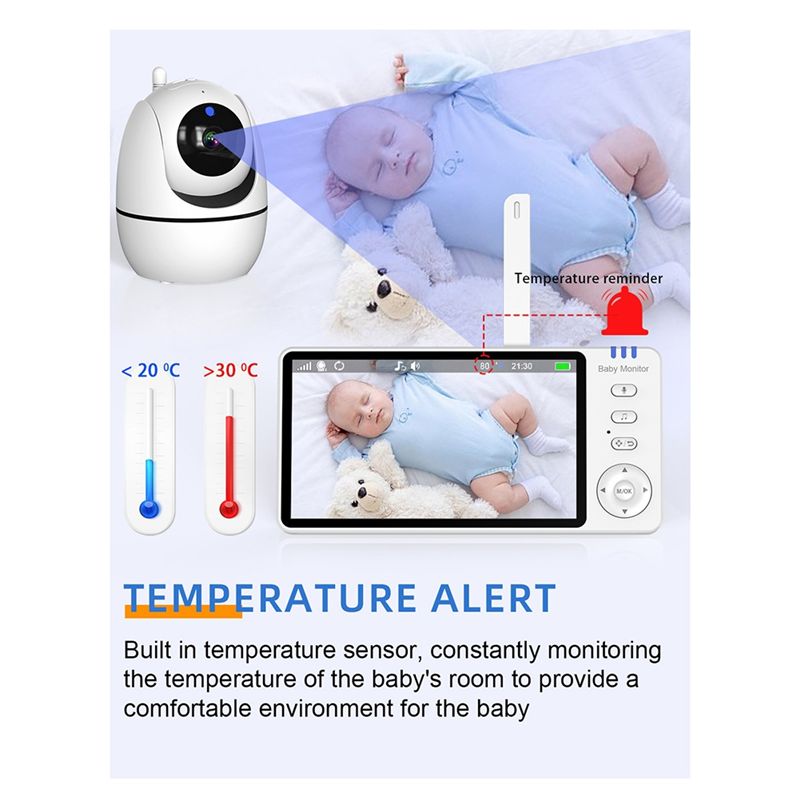 ABUL-비디오 베이비 모니터 2.4G 355 °    - Smart Home Video 리뷰 및 가격
