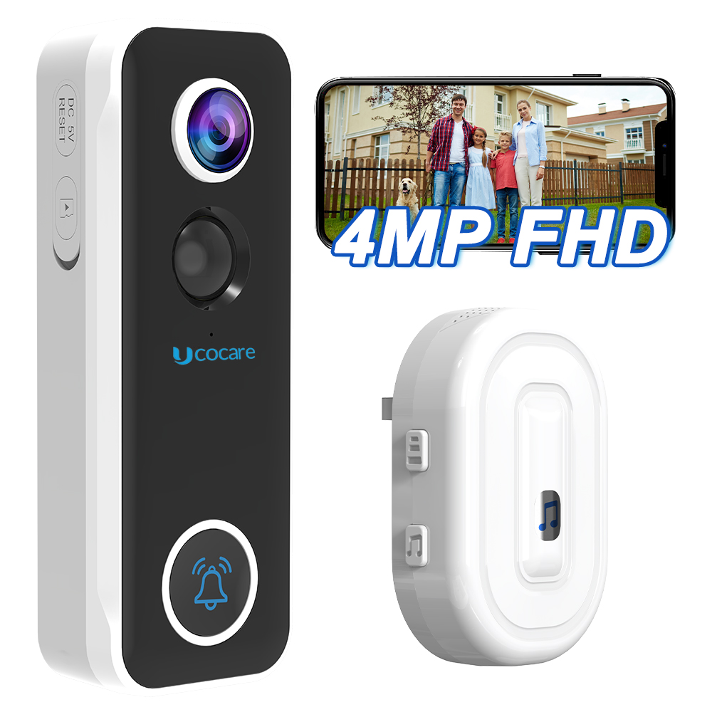 UCOCARE 4MP 무선 WiFi 비디오 초인종 P5 - Smart Home Video 리뷰 및 가격