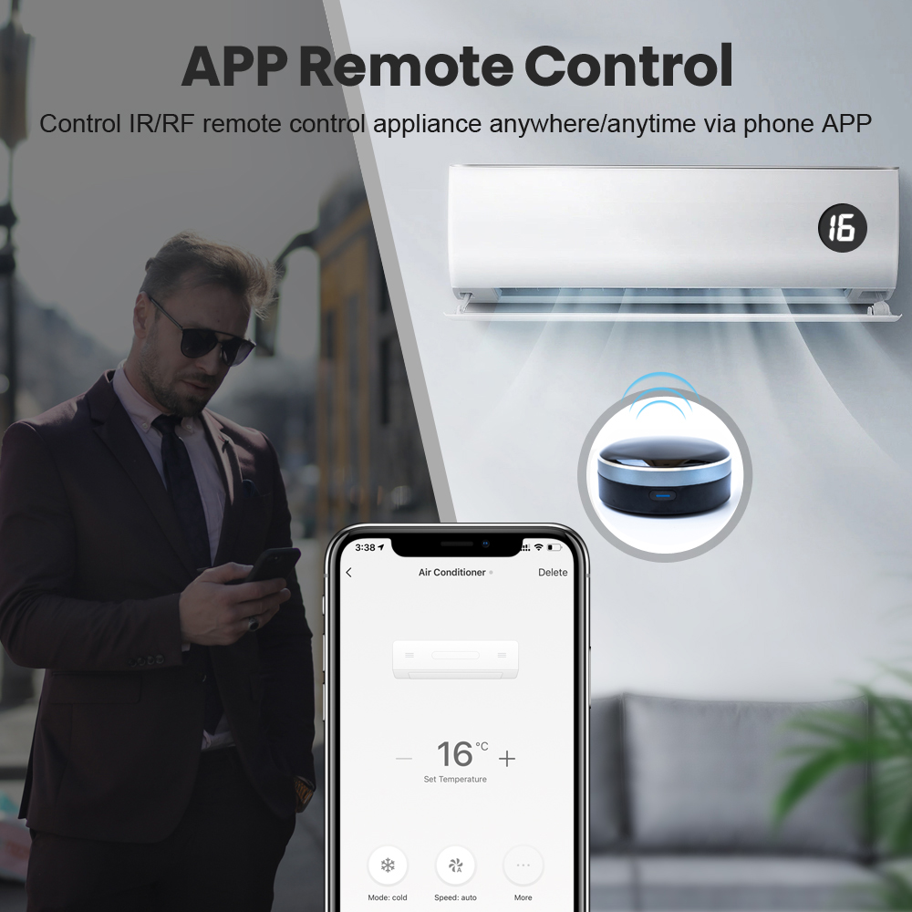 Tuya IR RF 433/315 TV AC 커튼 롤러 - Universal Remote Smart Home 리뷰 및 가격
