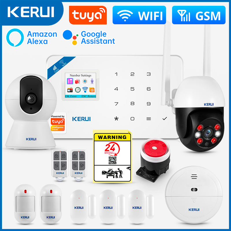 KERUI W181 경보 시스템 보안 홈 WIFI GS - Smart Home Video 리뷰 및 가격