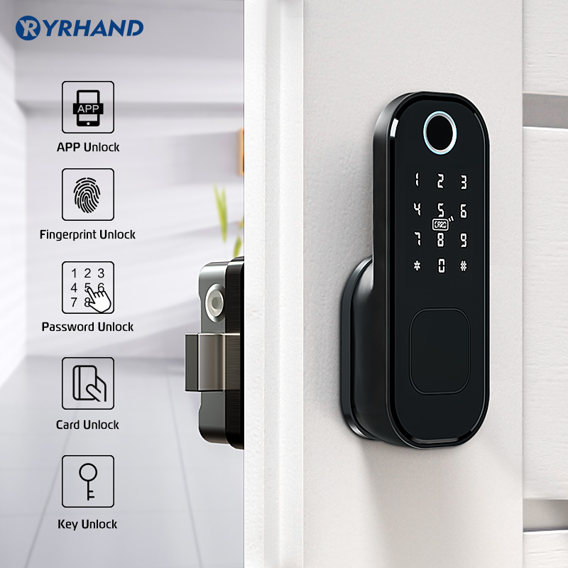 Tuya-지문 도어락, 방수, 야외 게이트, 블루투스, - Smart Home Door Lock 리뷰 및 가격