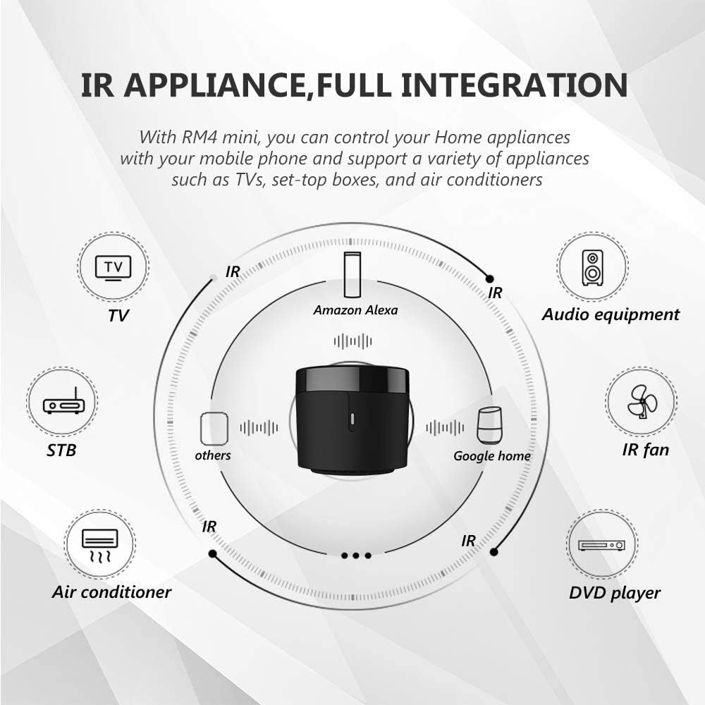 Broadlink RM4 IR 스마트 원격 제어 범용  - Universal Remote Smart Home 리뷰 및 가격