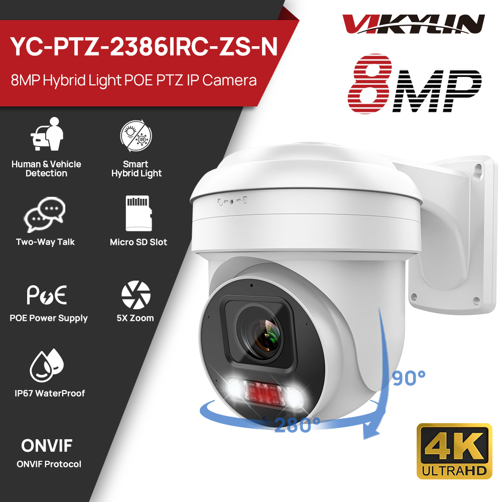 Vikylin PTZ 5X 광학 줌 8MP IP 보안  - Smart Home Microsoft 리뷰 및 가격