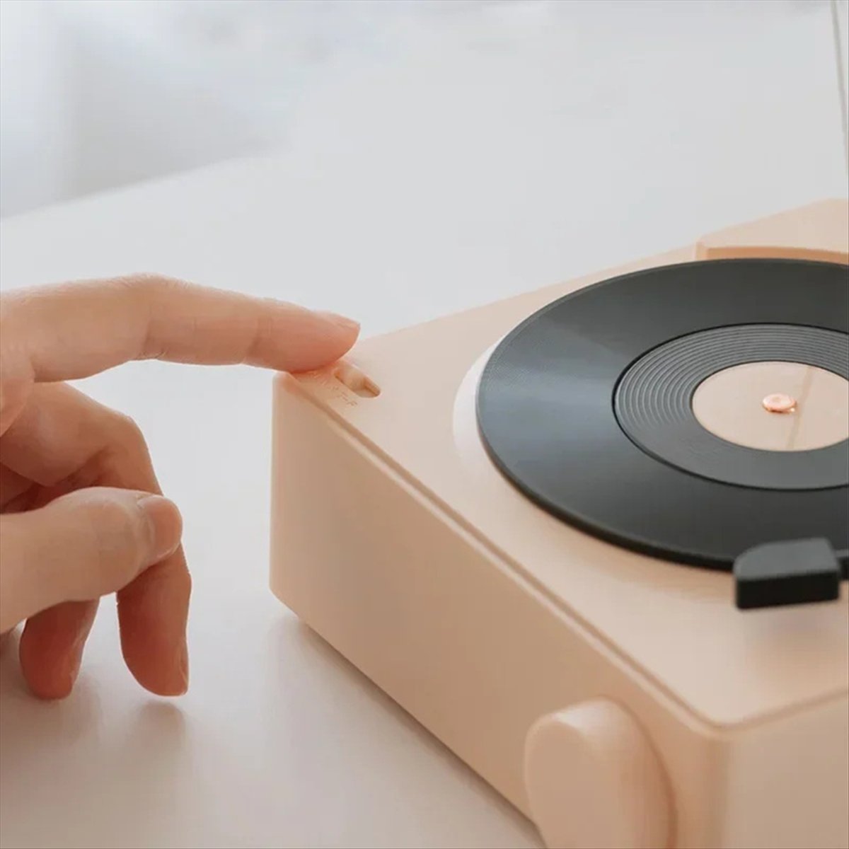 T171C-레트로 비닐 무선 블루투스 스피커 시계 소형 - Smart Home Yellow 리뷰 및 가격