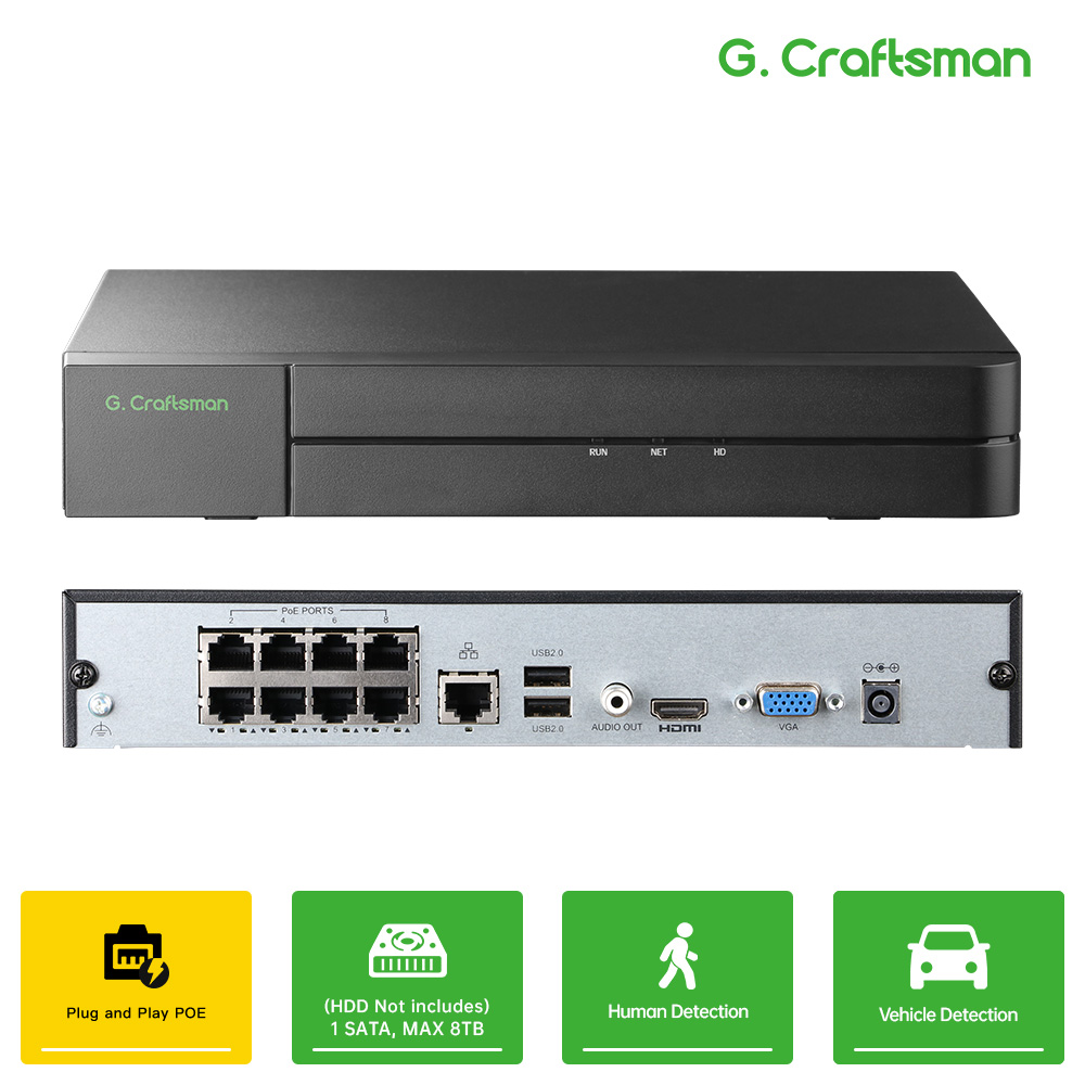 C-U,8CH POE 네트워크 비디오 레코더 4K 홈  - Smart Home Microsoft 리뷰 및 가격