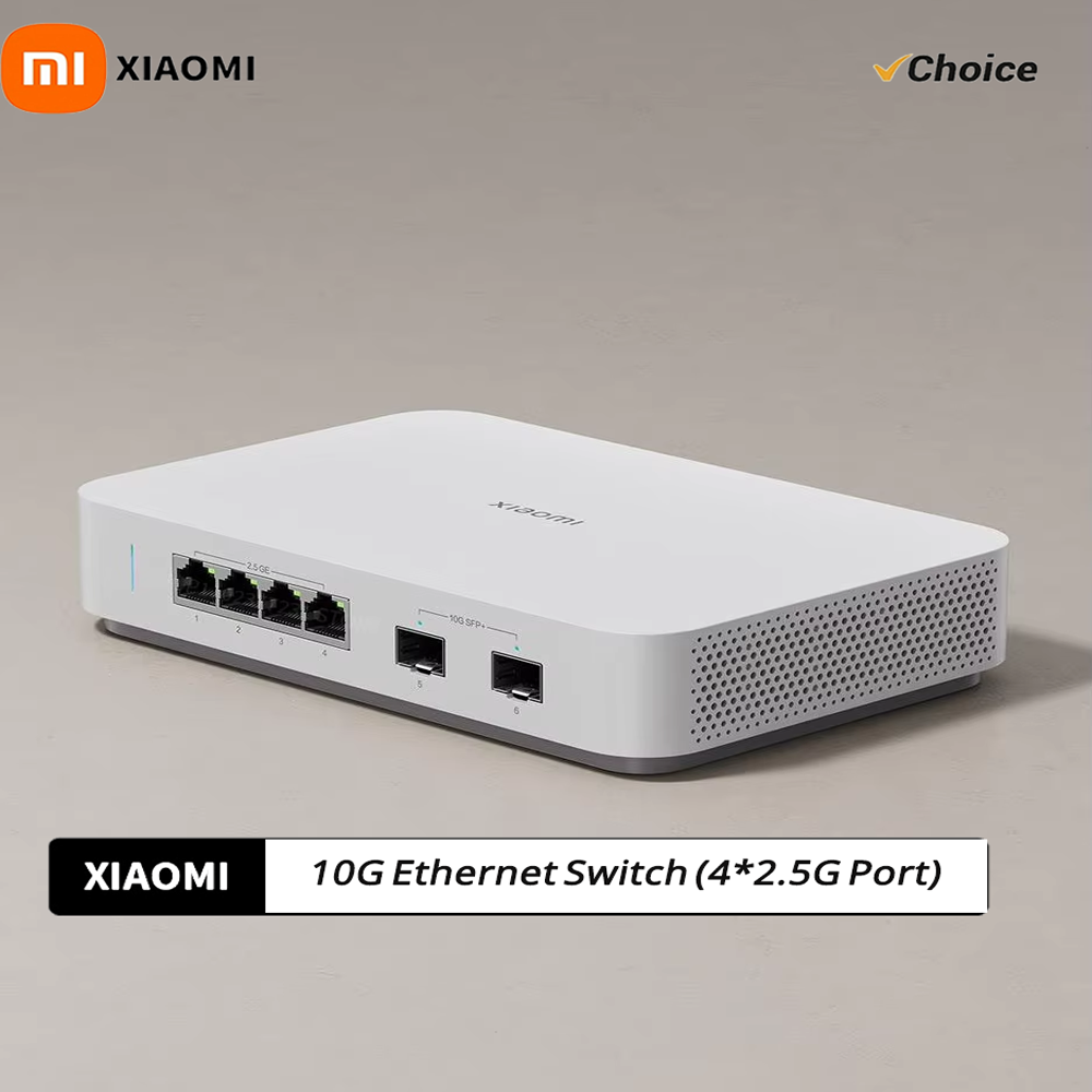 새로운 Xiaomi 10G 이더넷 스위치 4×2.5G+ - Smart Home Hub 2 리뷰 및 가격