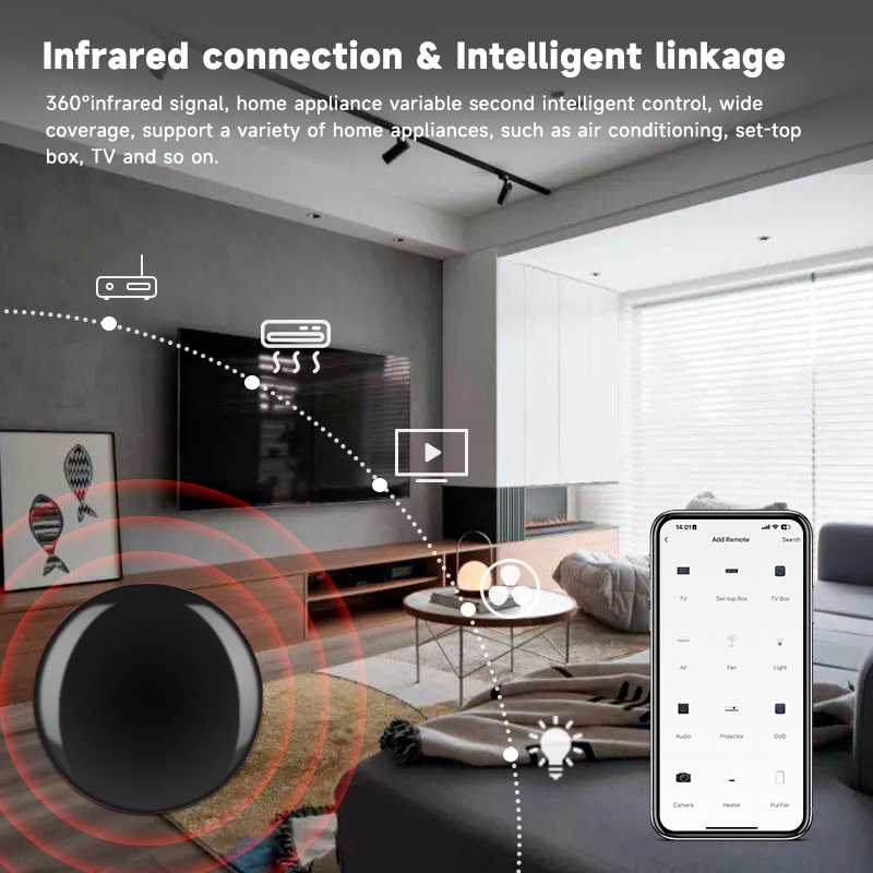Tuya Zigbee 범용 IR 원격 제어 TV DVD - Universal Remote Smart Home 리뷰 및 가격