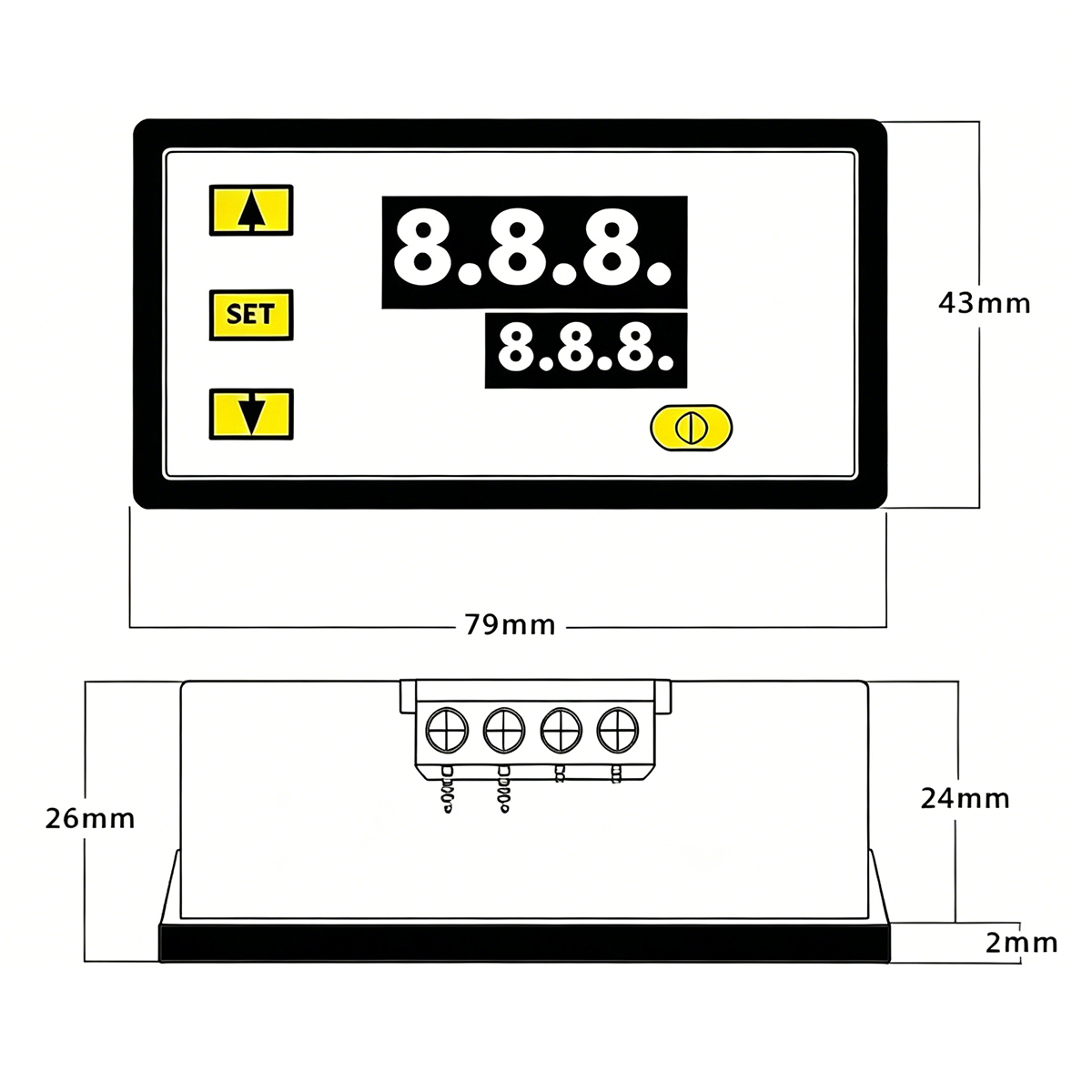W3230 디지털 온도 조절기, 마이크로컴퓨터 방식 온 - Temperature Sensor 리뷰 및 가격