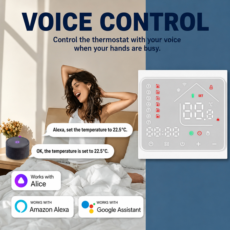 와이파이 바닥난방 온도조절기 16A 터치스크린 에너지  - Smart Home Wiser 리뷰 및 가격