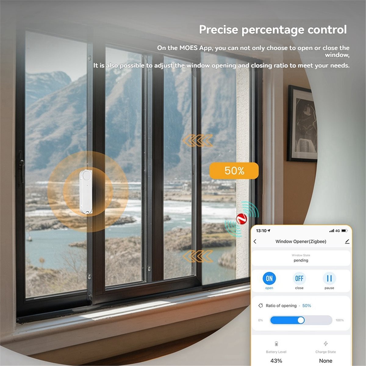 가정용*좋은 품질 투야 지그비 스마트 슬라이딩 윈도우  - Smart Home Wiser 리뷰 및 가격