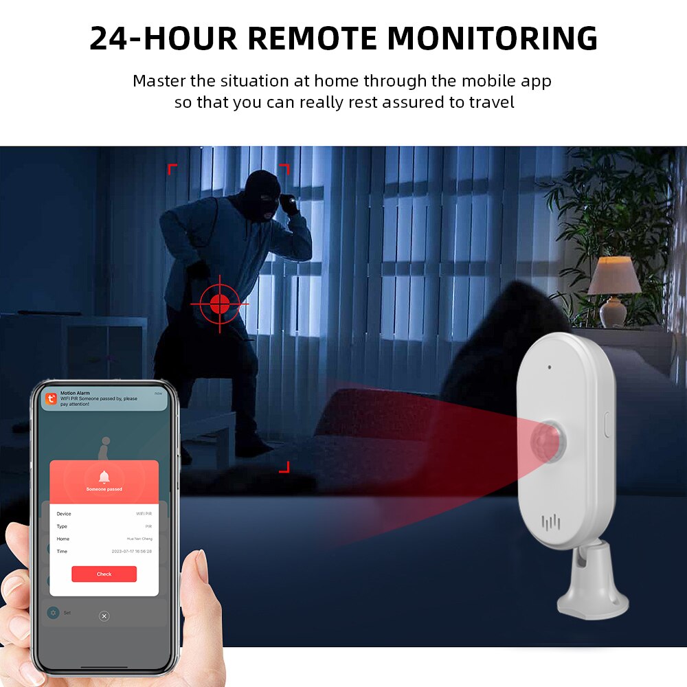 ONENUO 투야 와이파이 보안 도난 경보, 적외선 움 - Smart Home Wiser 리뷰 및 가격