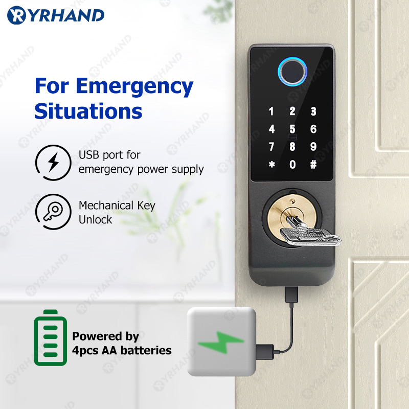 Tuya-스마트 잠금 방수 와이파이 이중 지문 스마트  - Smart Home Door Lock 리뷰 및 가격