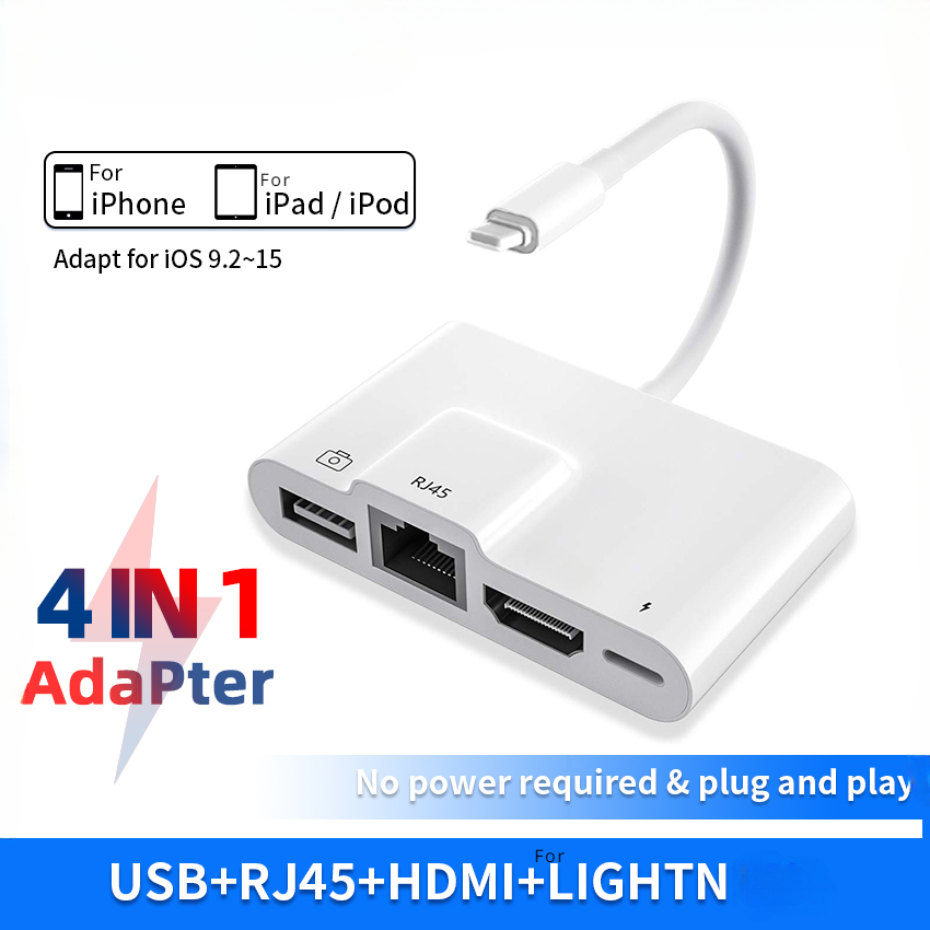 Lightning-RJ45 이더넷 OTG 디지털 AV  - Smart Home Hub 2 리뷰 및 가격